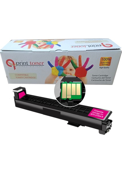 Toner Hp 827A CF303A Kırmızı Muadil Toner M880Z A2W75A A2W76A