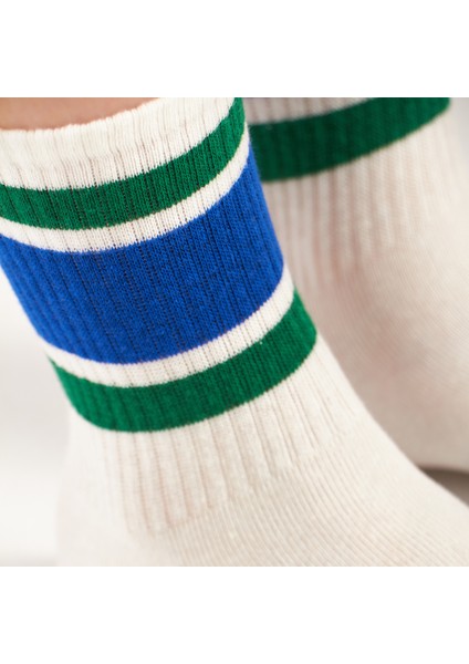 Pamuklu Renkli Kolej Çorabı modelleri