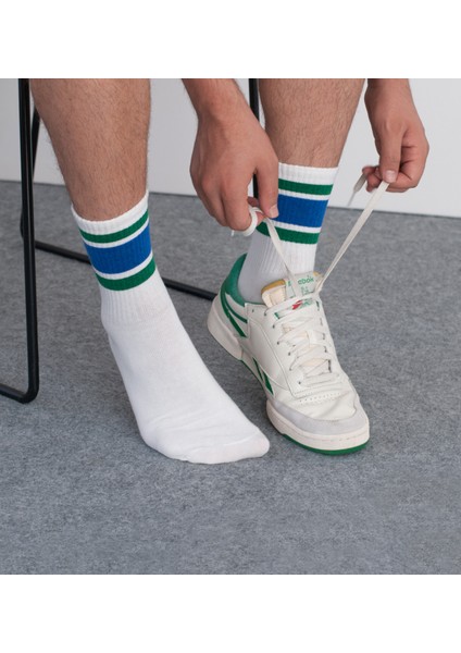 Pamuklu Renkli Kolej Çorabı fırsatları