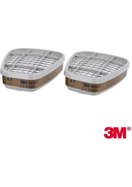 3m 6051 A1 Organik Gaz Buhar Filtresi