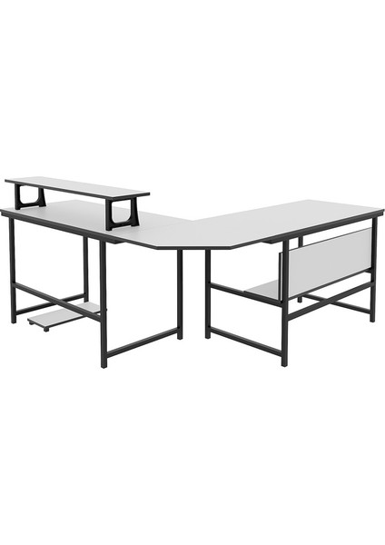 L Tipi Bilgisayar ve Çalışma Masası Ofis Masası (Dıştan 180X180 cm Yükseklik 75CM )