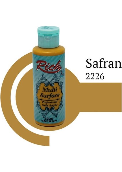 Rich Multi Surface 2226 Safran Akrilik Boya 120 cc