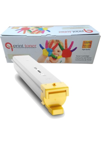 Qprint Toner Hp W9042MC Sarı Muadil Toner Çipli E72530 E77822 E77825 E77830 E78232 E78325 E78330