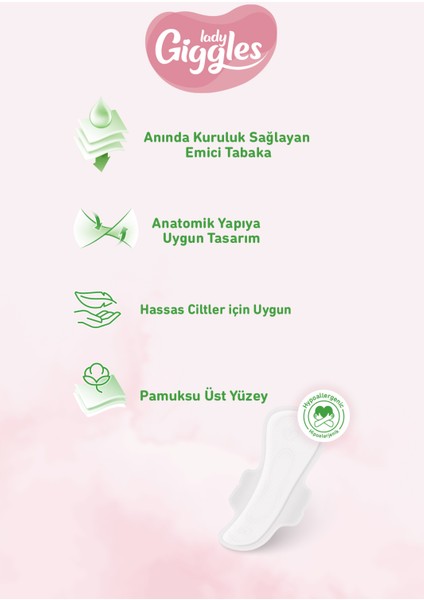 Lady Soft Hijyenik Ped Normal Dev Fırsat Paketi 96 Adet fırsatları