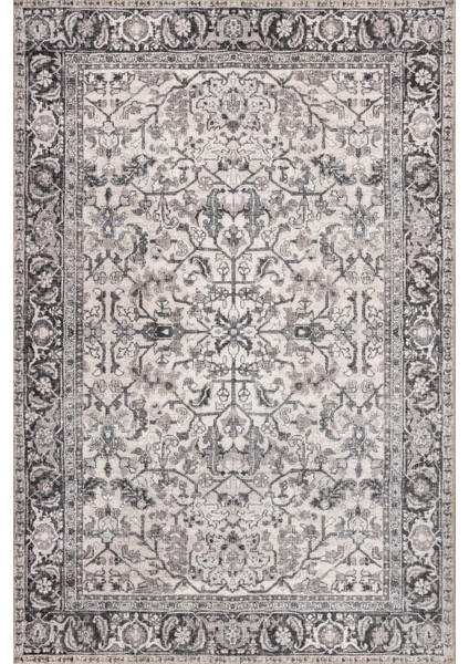 Stonart Eskitme Vintage Desenli Bej/gri Otantik Yıkanabilir Şönil Halı Al 458 fiyatları