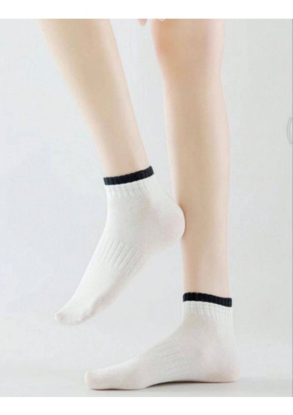 Renkli Lastikli Bilek Çorabı 10 Adet