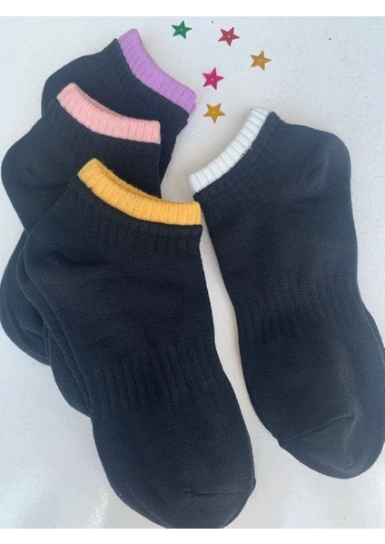 Renkli Lastikli Bilek Çorabı 10 Adet fırsatları