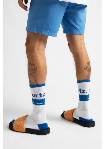 Retro Unisex Spor & Lifestyle Havlu Taban Çorap