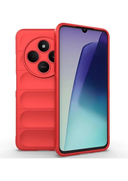 Xiaomi Redmi 14C Kılıf Optimum Silikon - Kırmızı Drstr