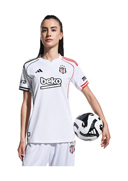 Super Lig Kadın Beşiktaş Jk 25/26 Iç Saha Forması JN9935 Beyaz