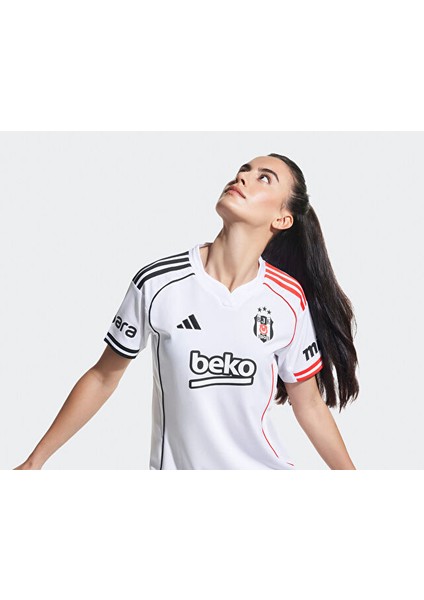 Super Lig Kadın Beşiktaş Jk 25/26 Iç Saha Forması JN9935 Beyaz modelleri