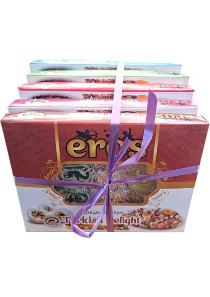 Meyveli Aromalı Lokum 5'li ( 500 gr )