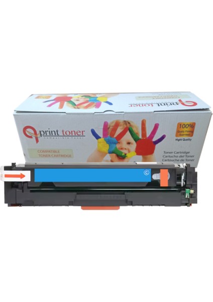 Qprint Toner Canon Crg 067 Mavi Muadil Toner Çipi LBP631 LBP633 MF651 MF655 MF657