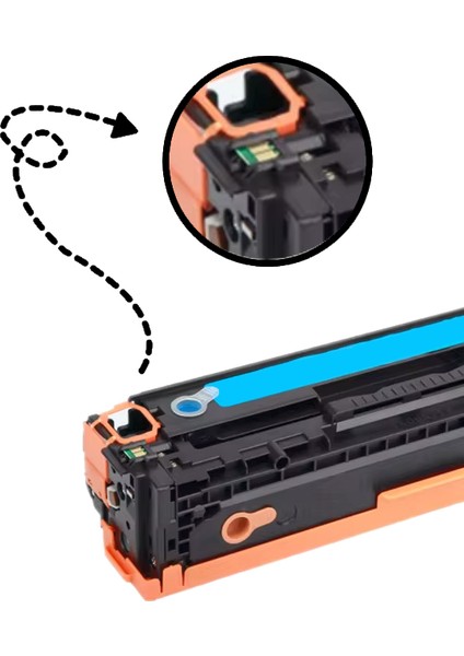 Qprint Toner Canon Crg 067 Mavi Muadil Toner Çipi LBP631 LBP633 MF651 MF655 MF657