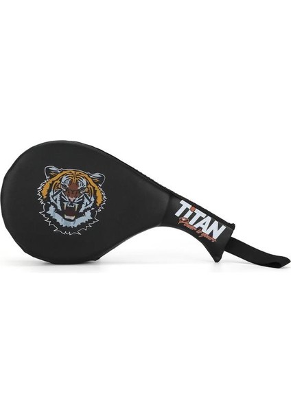 Taekwondo, Kick Boks ve Muay Thai Kaplan Desenli Siyah Raket Ellik