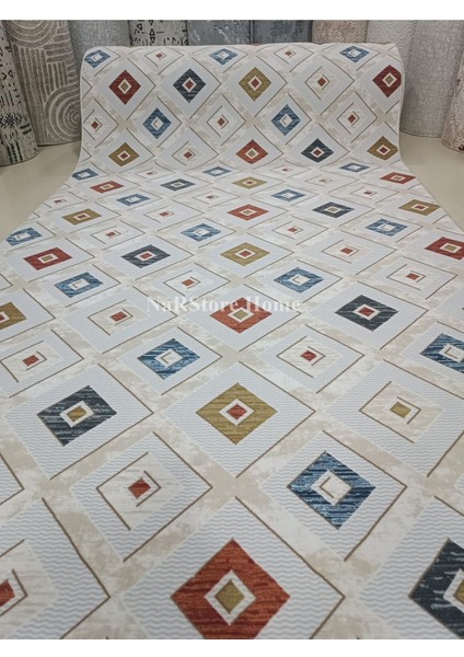 Renkli Multi Kaymaz Tabanlı Kesme Yıkanabilir Hali Yolluk fiyatları