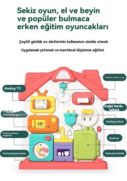Bebek Çocuk 1-3 Yaş Erken Eğitim Eğitici Ev Oyuncakları (Yurt Dışından)