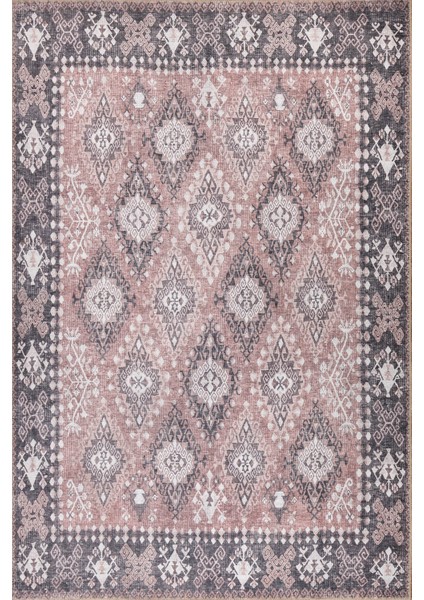 Stonart Eskitme Vintage Desenli Pudra Otantik Yıkanabilir Şönil Halı Al 465 fiyatları