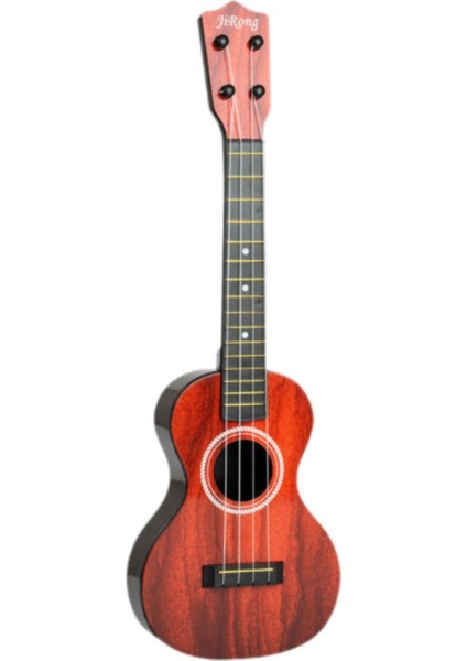 Çocuk Oyuncak Ukulele Müzikal Oyuncak Kı Öncesi Hediyeler Kırmızı (Yurt Dışından)