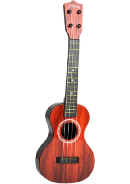 Çocuk Oyuncak Ukulele Müzikal Oyuncak Kı Öncesi Hediyeler Kırmızı (Yurt Dışından)