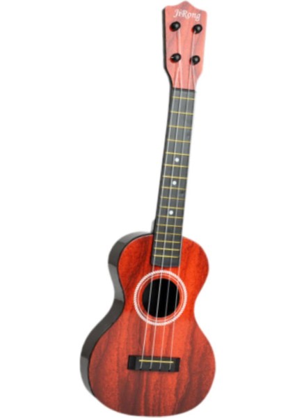 Çocuk Oyuncak Ukulele Müzikal Oyuncak Kı Öncesi Hediyeler Kırmızı (Yurt Dışından)