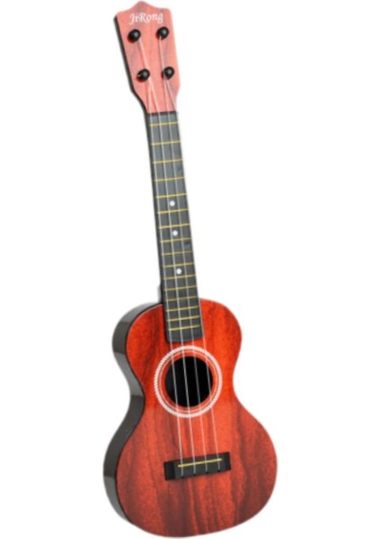Çocuk Oyuncak Ukulele Müzikal Oyuncak Kı Öncesi Hediyeler Kırmızı (Yurt Dışından)