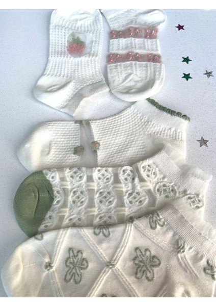 Kenarlı Bilek Çorabı 10 Adet