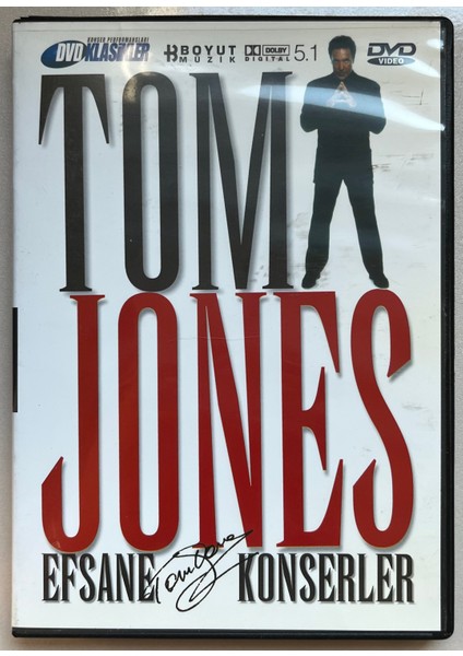 Tom Jones Efsane Konserler DVD (Orjnal Dönem Baskı Dvd)