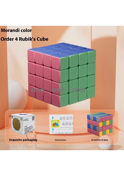 Çocuk Renkli Morandi Rubik Küp 2,3,4,5 Adım Eğitici Oyuncaklar (Yurt Dışından)