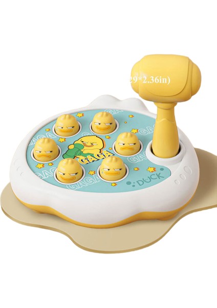 Ördek/kurbağa/domuz Bebek Oyuncağı Montessori Öğrenme Oyunu 12-24 Aylık Erkek/kız Çocukları Için Çekiçli Eğitici Hediye (Yurt Dışından)