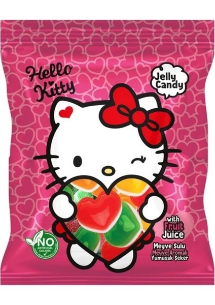 Kalp Meyve Aromalı Yumuşak Şeker 80 gr.