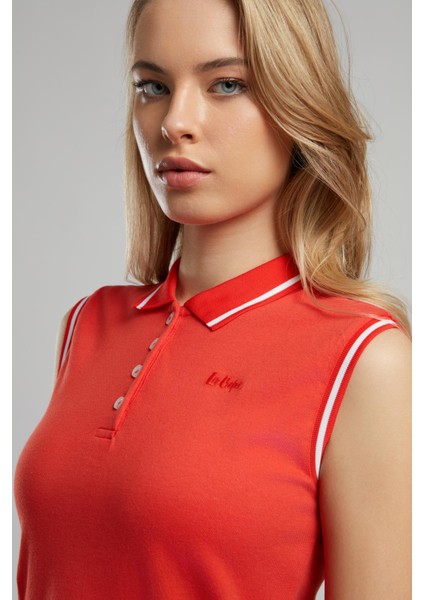 Trista Kadın Polo Yaka Elbise Kırmızı modelleri