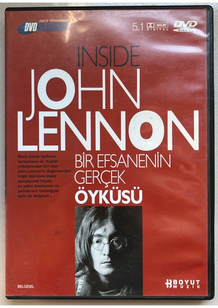 John Lennon Bir Efsanenin Gerçek Öyküsü DVD (Orjnal Dönem Baskı Dvd)