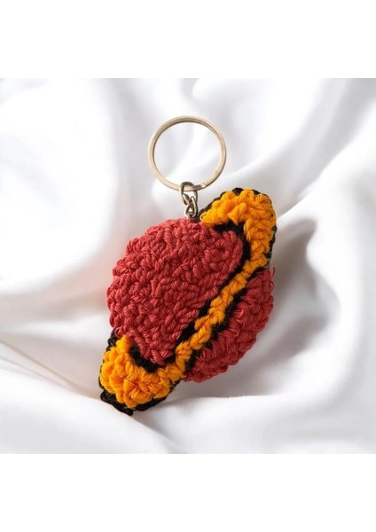 Hand Made Örgü Satürn Anahtarlık
