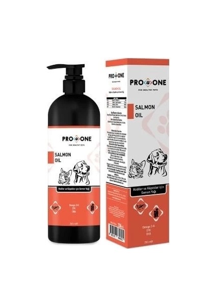 Pro One Deri ve Tüy Bakımı Destekleyici Kedi ve Köpek Somon Yağı 250 ml