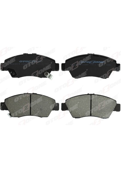 Ön Fren Balata Büyük Tip Honda Civic 1.6l B16A2 Vtec 16V 160HP Ek 96-98 / 1.4l D14 3 Kapı - H/b Es 01-05 Kalınlık : 16.00 mm Fte Kirmizi Kutu Dpmah
