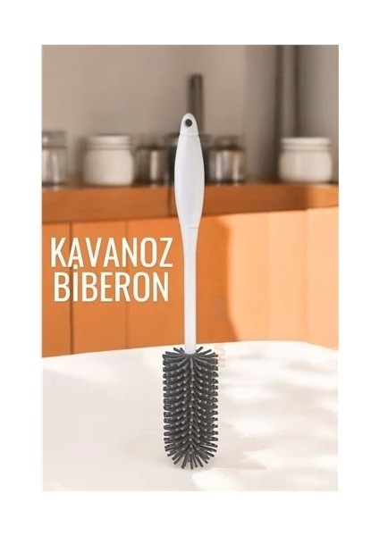 Kavanoz Temizleme Fırçası Şişe Biberon Dar Bölgetemizleyici Fırça