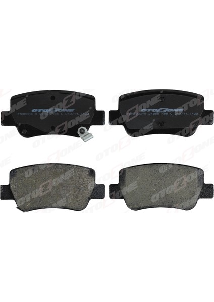 Arka Fren Balata Toyota Avensis 1.6l 1zrfae ZRT270 Benzinli 09- / 2.0l 1AZFSE AZT270 Benzinli 09- Dpmah