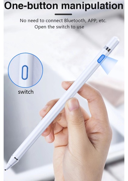 Sensitivity Stylus Dokunmatik Kalem Çizim ve Tasarım Tablet Kalemi Tüm Cihazlara Uyumlu 1.45MM Uç fırsatları