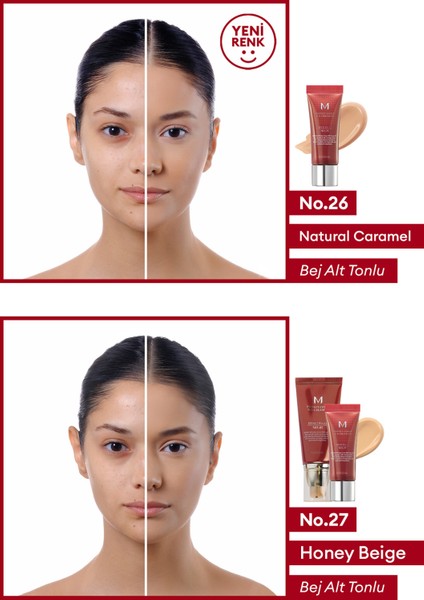 Mükemmel Kapatıcılık Sunan Çok Fonksiyonlu M Perfect Cover BB Cream Ex SPF42/PA+++ No.25 (50ml)
