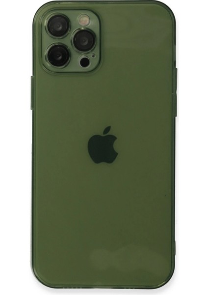 Iphone 12 Pro Kılıf Fly Lens Silikon - Yeşil Drstr