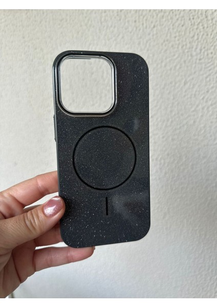 IPHONE 16 Pro Siyah Simli Kılıf
