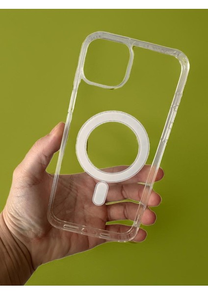 IPHONE 13/14 Şeffaf Magsafe Özellikli Kılıf