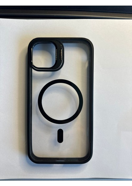 IPHONE Joy Siyah Stand ve Lensli Kılıf