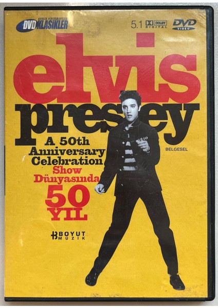 Elvis Presley Show Dünyasında 50 Yıl DVD (Orjnal Dönem Baskı Dvd)