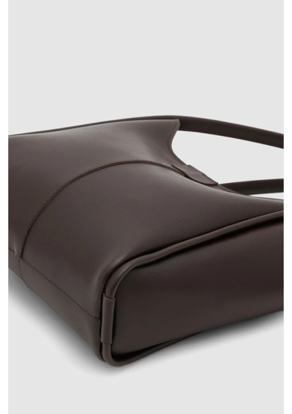 Zovin Fermuarlı Büyük Boy Omuz, Kol ve El Çantası Acı Kahve fırsatları