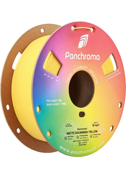 Panchroma Pla Filament Mat Savana Sarı