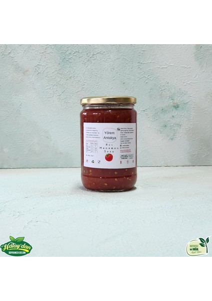 Menemen Sosu 600 gr (Acı-Doğranmış)