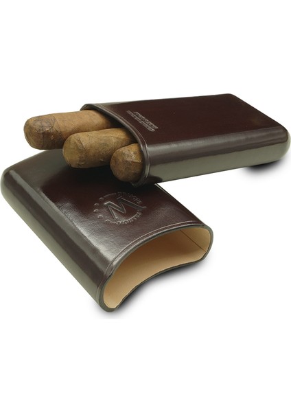 Gerçek Deri El Yapımı 52 Ring Viena Üçlü Puro Kılıfı fırsatları