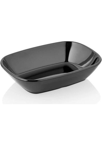 Melamin Kare Kayık Tabak 17CM 4 Adet